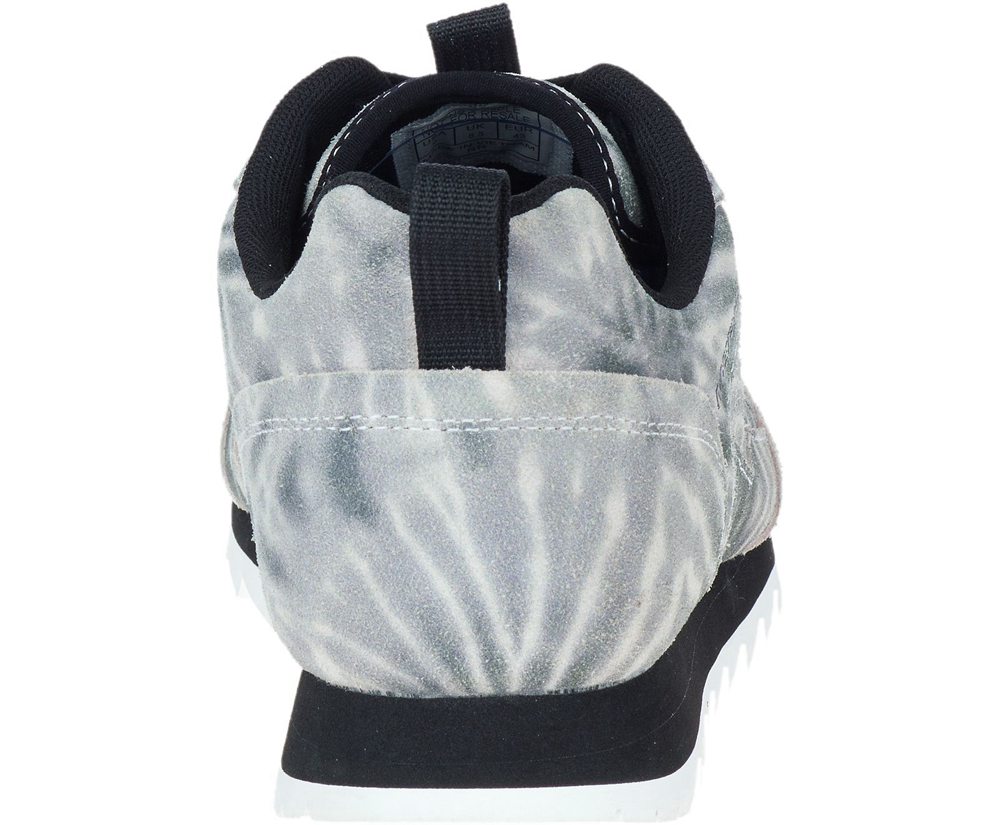 Merrell Sneakers White/Black - Alpine Tie Dye Suede - Mens 02LWUKSXG